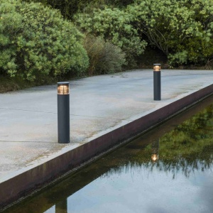 Stalp LED iluminat exterior simetric 360º wide IP65 SCREEN 80cm 2700K 126360 universul-luminii.ro