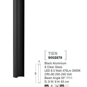 Stalp LED mediu pentru iluminat exterior IP54 TIEN 205790 universul-luminii.ro