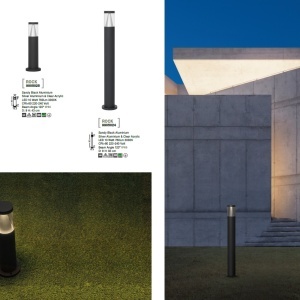 Stalp LED pentru iluminat exterior IP65 ROCK H-43cm NVL-9905025 190760 universul-luminii.ro