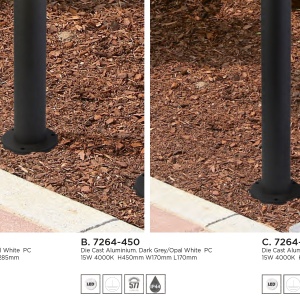 Stalp LED pentru iluminat exterior modern OUTDOOR H-45cm 7264-450 SRT 87360 universul-luminii.ro