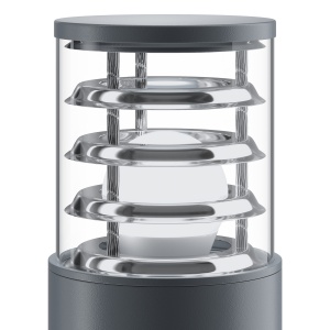 Stalp mic de exterior cu protectie IP54, Bronx gri 201160 universul-luminii.ro