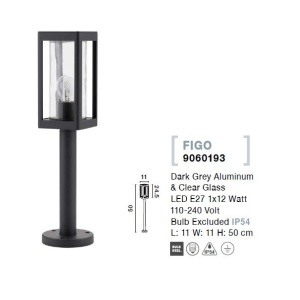 Stalp mic pentru iluminat exterior IP54 OMIKA 205910 universul-luminii.ro