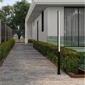 Stalp negru de exterior LED IP65 Stor H-150cm 251320 universul-luminii.ro