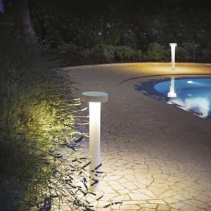 Stalp pentru iluminat exterior Tesla pt4 h80 cafeniu 143600 universul-luminii.ro