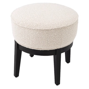 Taburete elegant design LUX Jarrett, Boucle crem - Img 3
