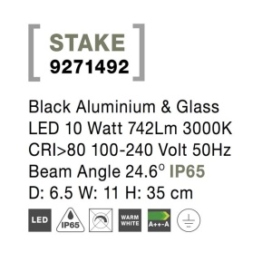 Tarus cu spot LED orientabil pentru iluminat exterior IP65 STAKE II 191030 universul-luminii.ro