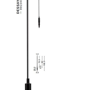 Tarus LED iluminat exterior decorativ IP65 DESSAY H-82cm 229560 universul-luminii.ro