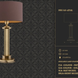 Veioza design clasic realizata manual Decor 76440 universul-luminii.ro