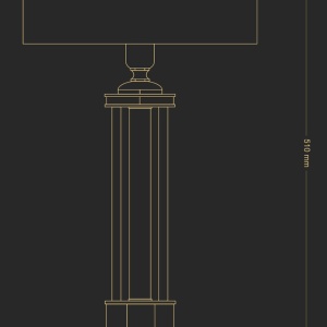 Veioza design clasic realizata manual Decor 76450 universul-luminii.ro