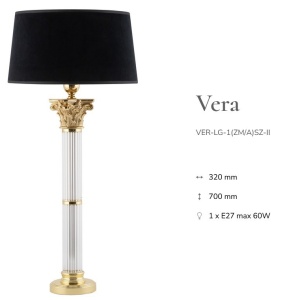 Veioza design clasic realizata manual, Vera - Img 2