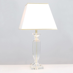 Veioza design decorativ cu cristal K9 POKAL crem/auriu 156210 universul-luminii.ro