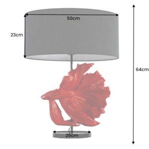 Veioza design deosebit Fisch Crowntail 65cm 145800 universul-luminii.ro