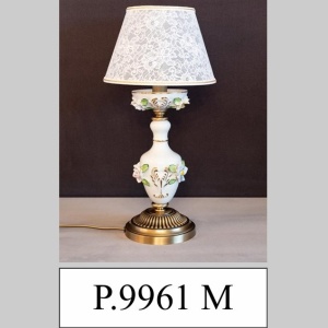 Veioza design italian din alama si portelan colorat 9961 - Img 2