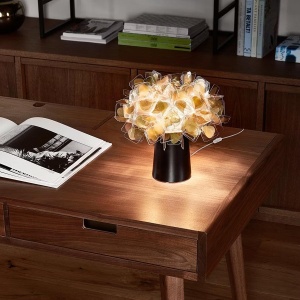 Veioza design unicat realizata manual Clizia Mama Non Mama Black/ Gold 123430 universul-luminii.ro