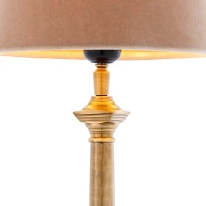 Veioza, lampa de masa cu baza inalta, finisaj brass, H-53cm, Cologne Small 101642 HZ 65330 universul-luminii.ro