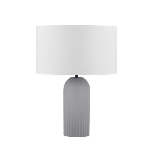 Veioza/Lampa de masa decorativa AMMOS alb/gri