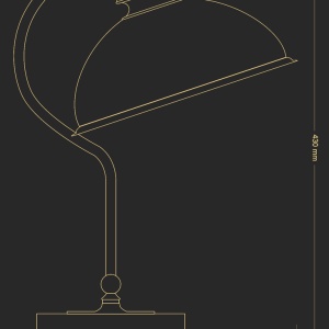 Veioza, lampa de masa design clasic realizata manual Lido 77440 universul-luminii.ro