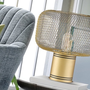 Veioza/Lampa de masa design decorativ modern Osiris aurie 122470 universul-luminii.ro