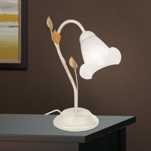Veioza/Lampa de masa design elegant SISI ivory-gold 156760 universul-luminii.ro