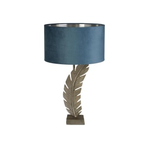 Veioza/Lampa de masa design lux elegant Belle argintiu/velvet 148560 universul-luminii.ro