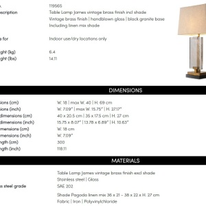 Veioza, Lampa de masa design LUX, Sticla Suflata, James 244660 universul-luminii.ro