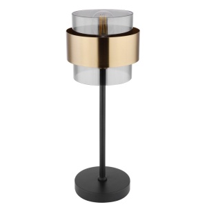 Veioza, lampa de masa design modern MILLEY negru, auriu 210500 universul-luminii.ro