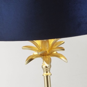 Veioza, Lampa de masa eleganta Palm bleumarin 136540 universul-luminii.ro