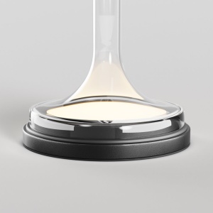 Veioza/Lampa de masa LED design modern Spirito negru 163900 universul-luminii.ro