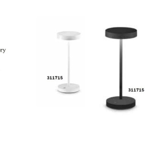 Veioza/Lampa de masa LED portabila de exterior Toffee tl alb 143620 universul-luminii.ro