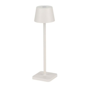 Veioza/Lampa de masa LED portabila exterior IP54 DECK alb