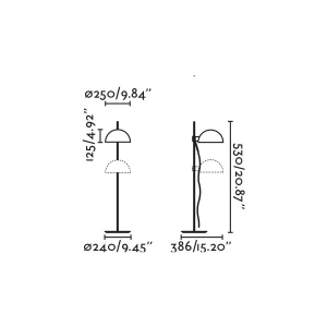Veioza/Lampa de masa metal stil industrial DOMINICA negru 223770 universul-luminii.ro