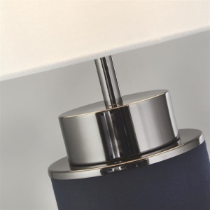 Veioza, lampa de masa moderna Flask bluemarin/ nickel negru 112640 universul-luminii.ro