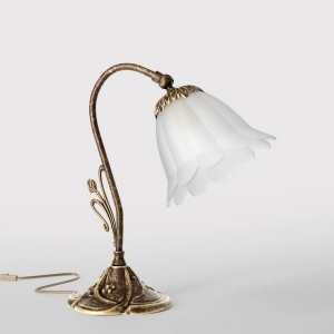 Veioza, Lampa de masa stil Art Nouveau Floral - Img 3