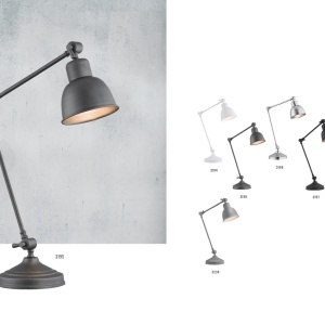 Veioza / Lampa reglabila stil industial EUFRAT crom 103740 universul-luminii.ro