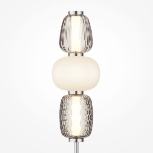 Veioza LED design modern decorativ Pattern crom - Img 2