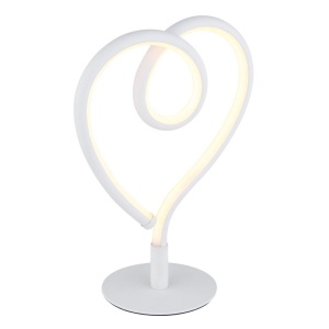 Veioza LED Lampa camera copii metal alb AMORE
