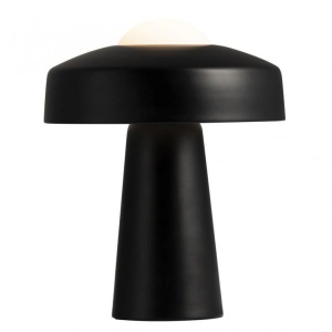 Veioza moderna design ciuperca Time neagra 2010925003 NL