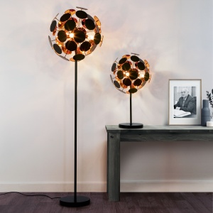 Veioza moderna design deosebit Discus EU3070BG SRT 83380 universul-luminii.ro