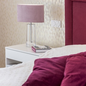 Veioza moderna design elegant PRATO roz 104350 universul-luminii.ro