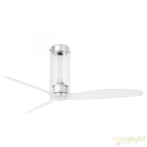 Ventilator cu telecomanda Tube crom / transparent 33374