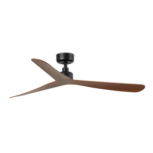Ventilator tavan cu telecomanda ROCKER M negru/nuc
