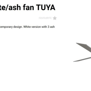 Ventilator tavan smart sistem TUYA si telecomanda RUDDER 3 L alb/frasin - Img 6