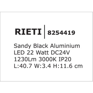 Accesoriu, Modul de iluminat pentru sina magnetica Buxton, Loop sau Sign, RIETI 85831 universul-luminii.ro