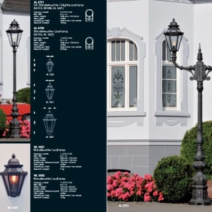 Aplica 1/2 iluminat exterior din fier forjat, WL 3552 176431 universul-luminii.ro