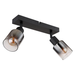 Aplica 2L design modern Hubertus negru 134901 universul-luminii.ro