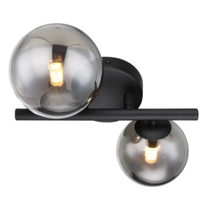 Aplica 2L design modern Riha negru 134971 universul-luminii.ro