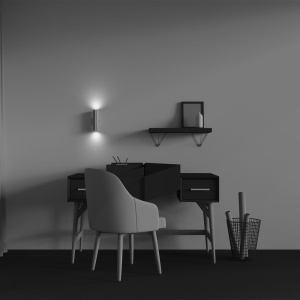 Aplica ambientala stil minimalist Calipso 2 alb - Img 2