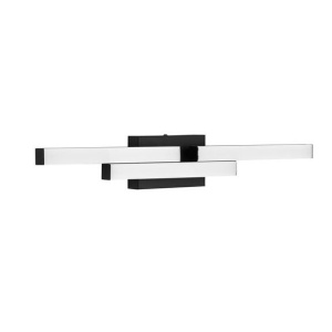 Aplica baie LED, protectie IP44, Aluminiu, Negru, Atom, NVL-9695269