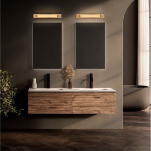 Aplica baie LED, protectie IP44, L-60cm, Auriu, Fasko NVL-9236302 247741 universul-luminii.ro