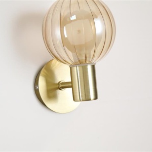 Aplica baie Protectie IP44 metal alama, sticla champagne Luminsphere 627331 universul-luminii.ro
